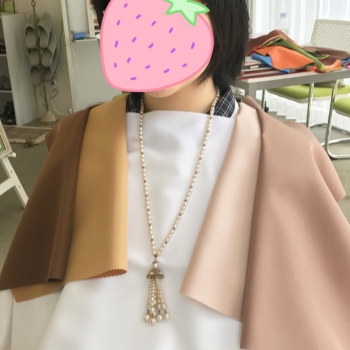 似合う色を知ると顔色が一気に変わって面白い！