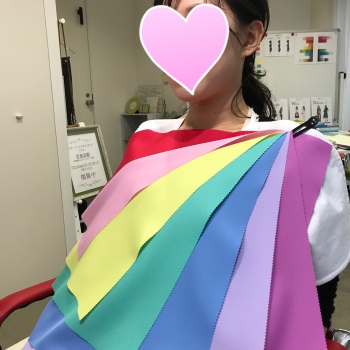 2番目に似合う色も知ることができて嬉しい